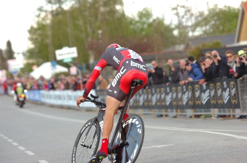 Taylor Phinney riding to the time trial win in 2012