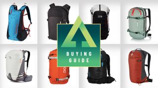 Collage of the best ski backpacks