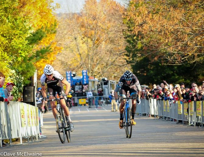 Ryan Trebon (Cannondale Cyclocrossworld.com) edges out Ben Berden for third place