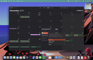 FaceTime-Links in der Kalender-App in macOS 12 Monterey