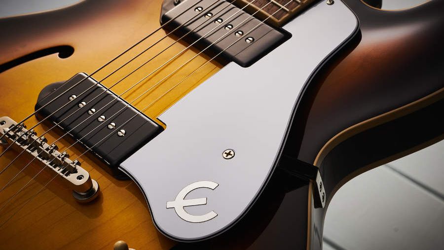 Close up of an Epiphone Casino