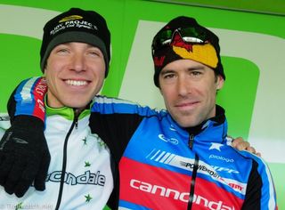 Cannondale teammates Jeremy Powers and Tim Johnson would race for the USGP Championship today.