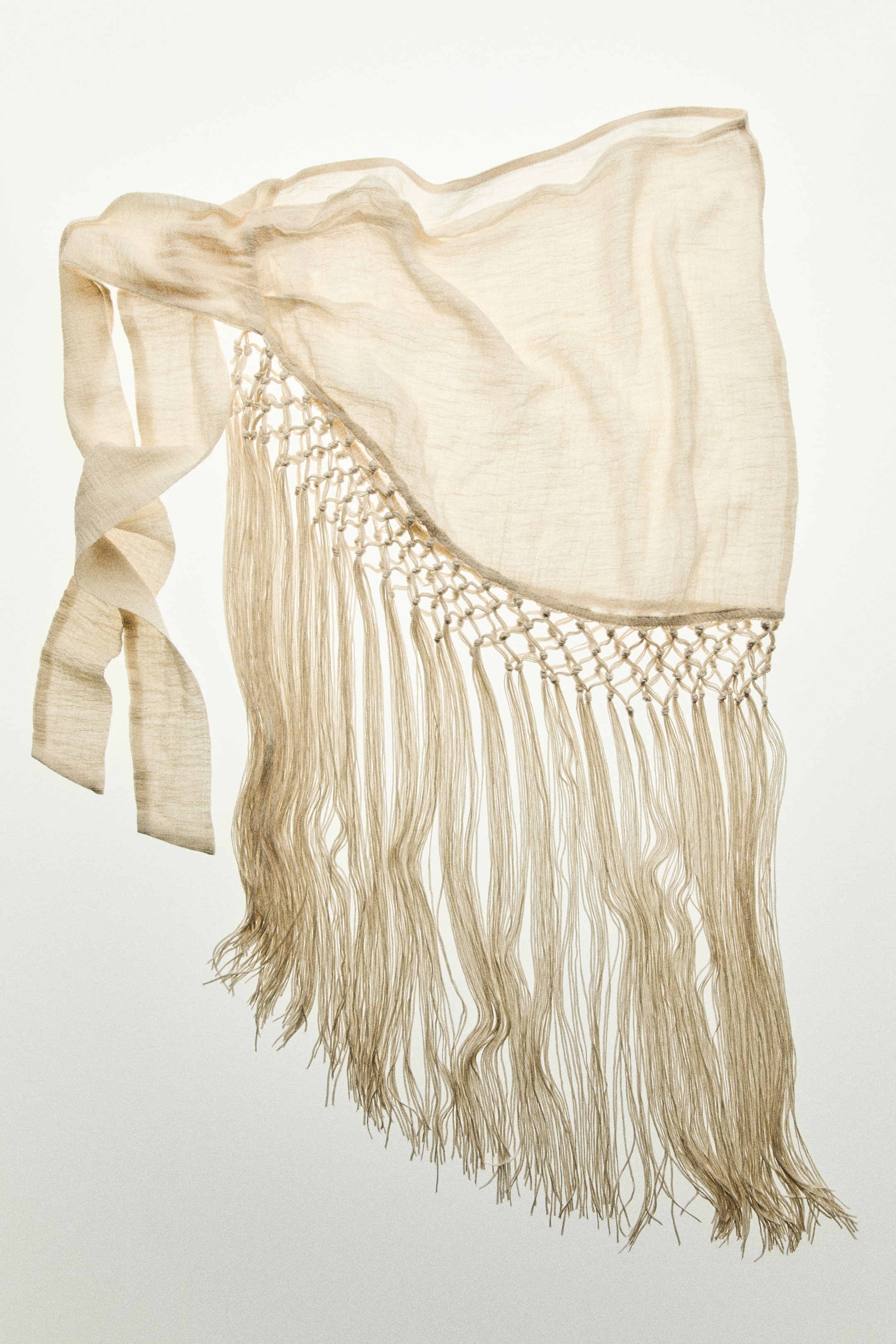 Fringed Hip Scarf