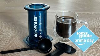 AeroPress Clear with Primed Day badge