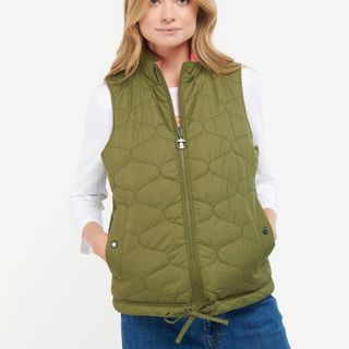 padded gilet