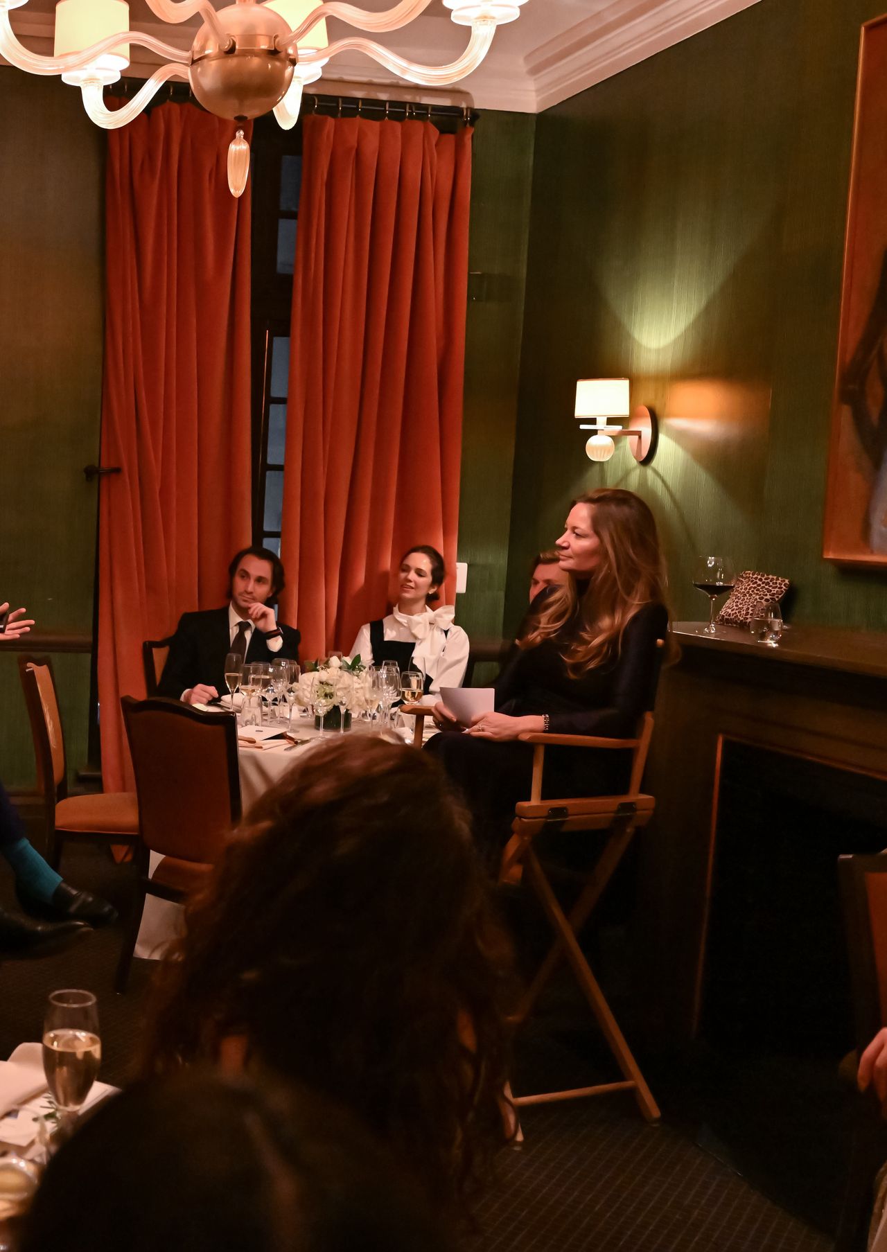 Jules Perowne chairing a panel discussion