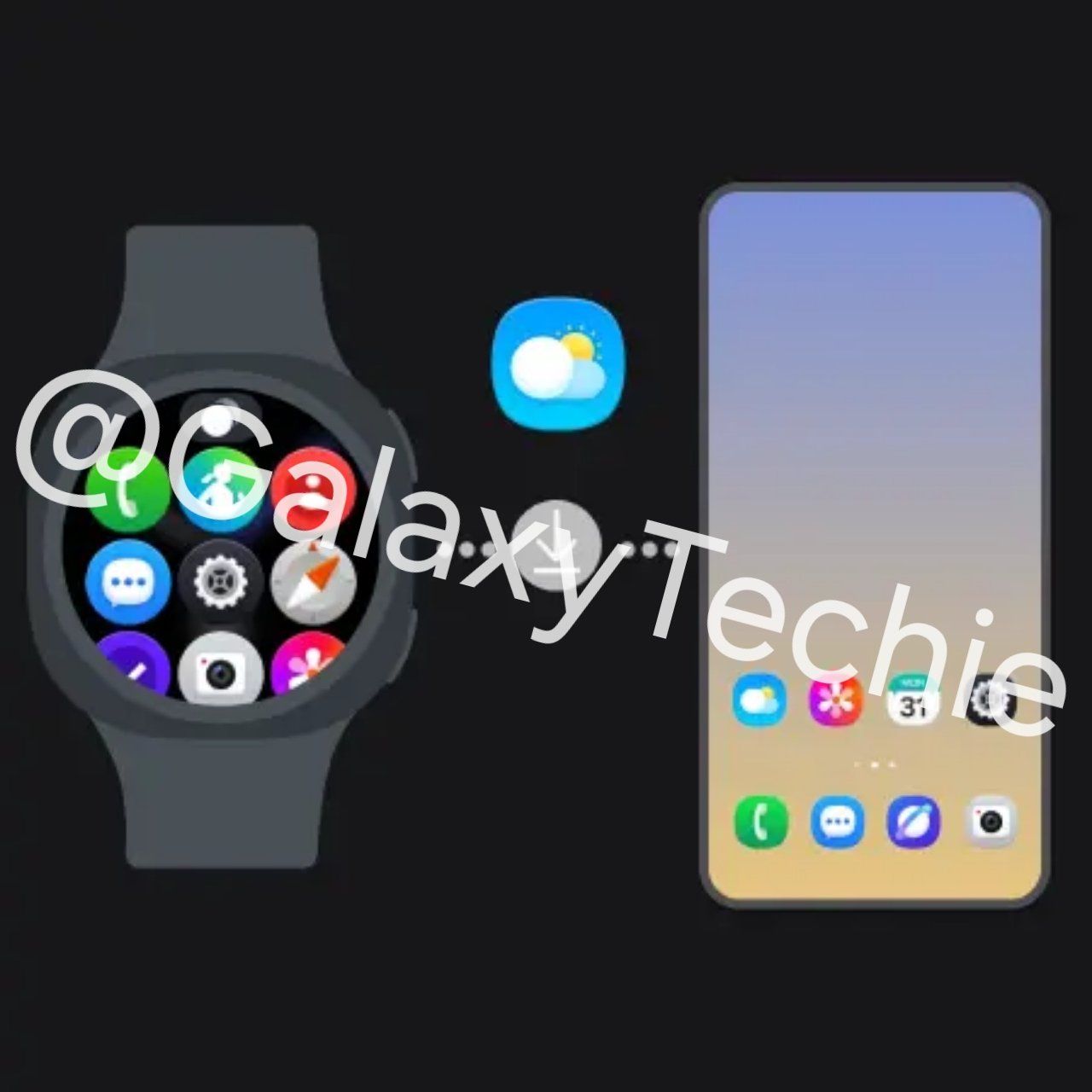 Galaxy Watch Ultra 2 next to a phone