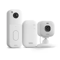 Blink Video Doorbell + Blink Mini 2K camera bundle