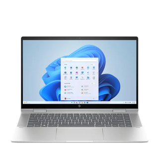 HP Envy x360 on a white background