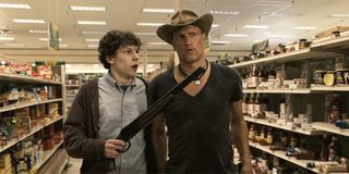 Columbus and Tallahassee shopping and killing zombies in Zombieland