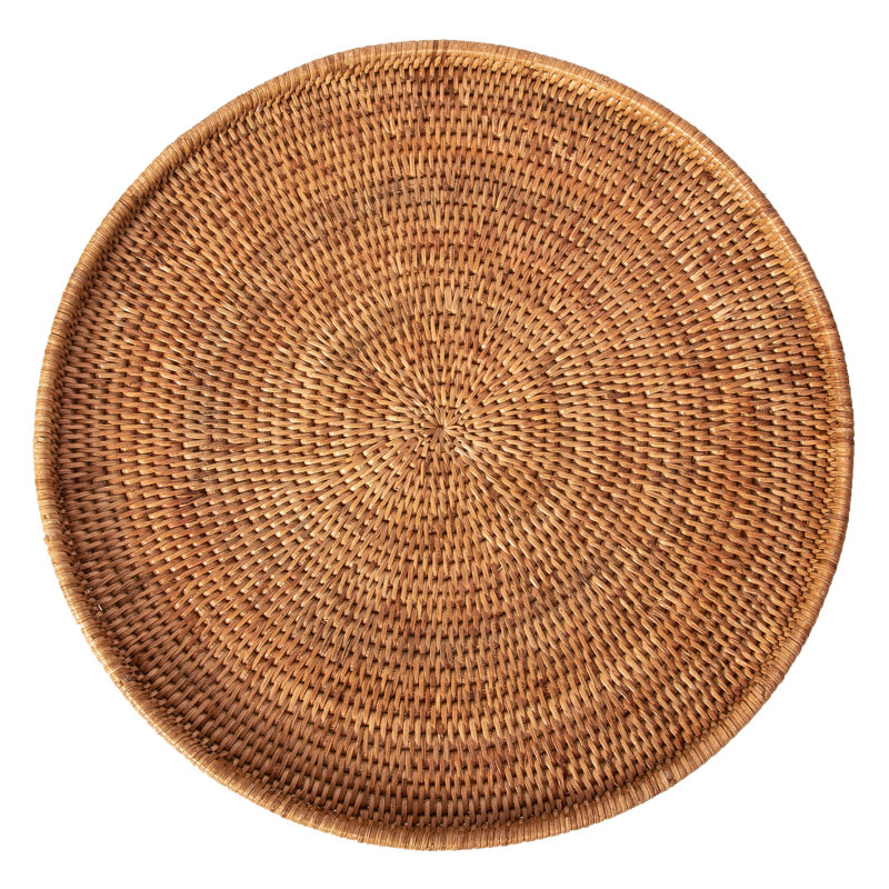 Kelly Clarkson Home Lillian Wicker Tray & Reviews | Wayfair