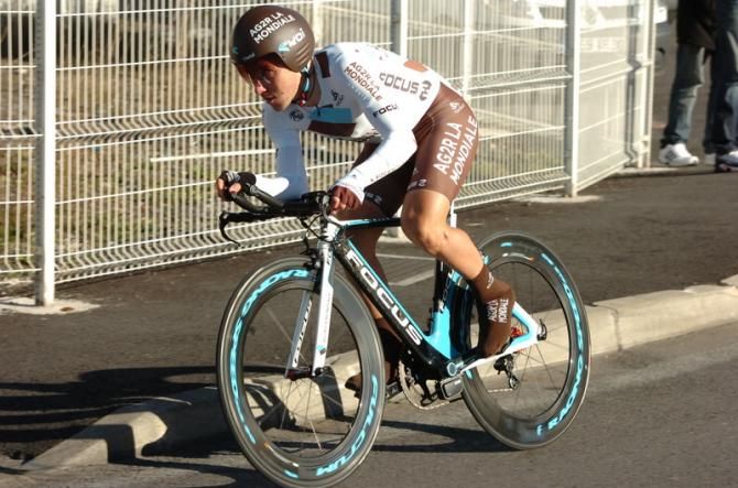 Domenico Pozzovivo (Ag2r La Mondiale) was not suited to the short time trial