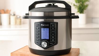 Lifestyle image of the ProCook Electric Pressure Cooker and Air Fryer