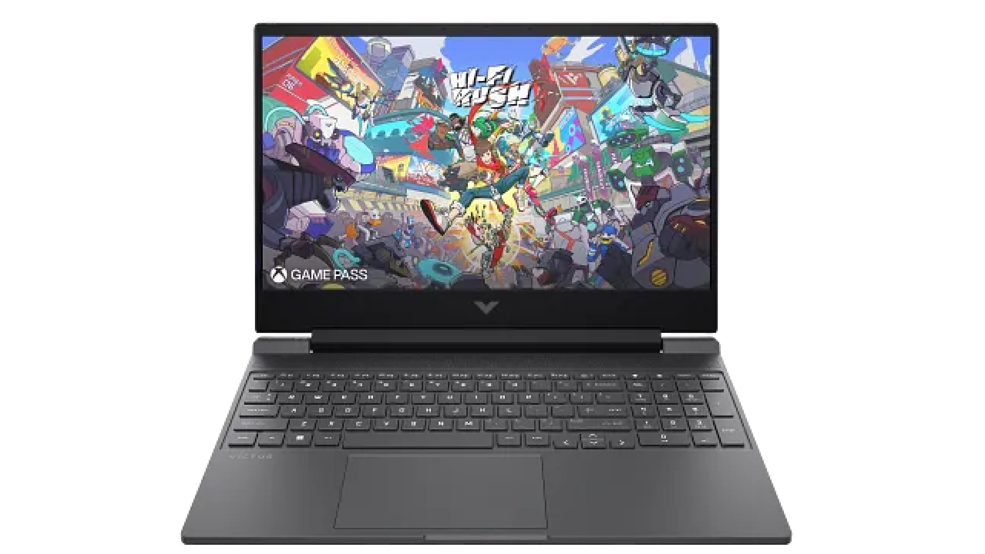 Product shot of HP Victus 15 (Blackwell Edition) laptop