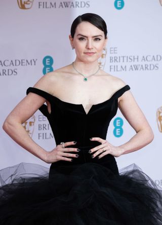 Daisy Ridley attending the BAFTA Awards in London, England.