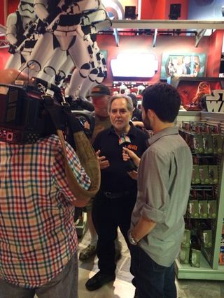Steve Sansweet at the Toys 'R' Us "Star Wars" toy reveal on Sept. 4.