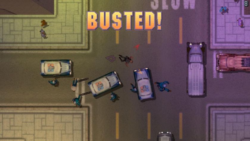 Cops surrounding the player