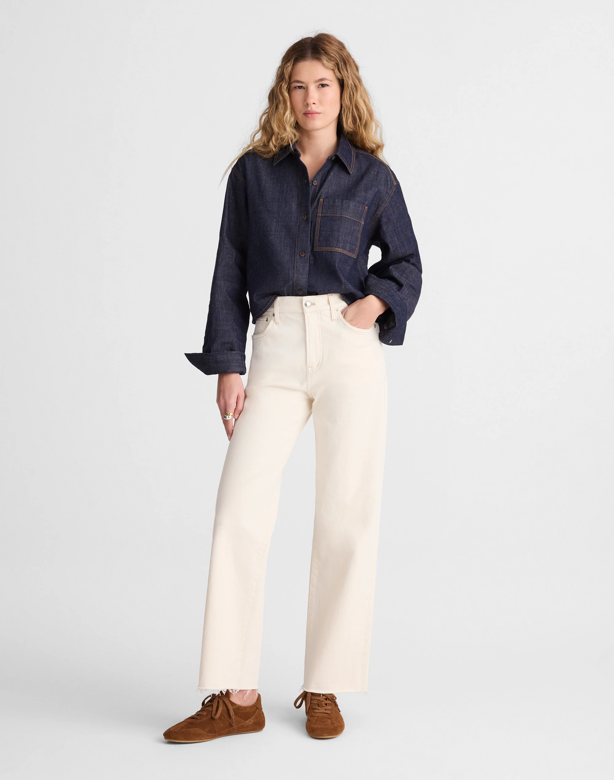 The Petite Perfect Vintage Wide-Leg Crop Jean