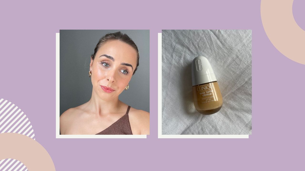 Clinique Even Better Clinical Serum Foundation review - image of tester wearing the foundation