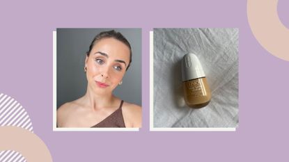 Clinique Even Better Clinical Serum Foundation review - image of tester wearing the foundation