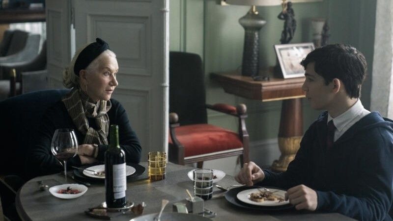 Helen Mirren and Bryce Gheisar in White Bird: A Wonder Story