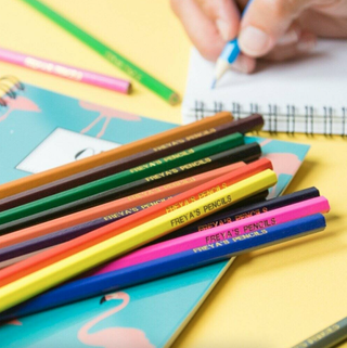 Personalised colouring pencils