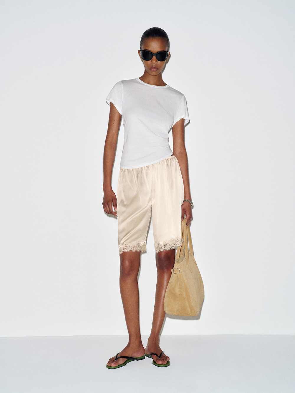 Clara Silk Bermuda Short
