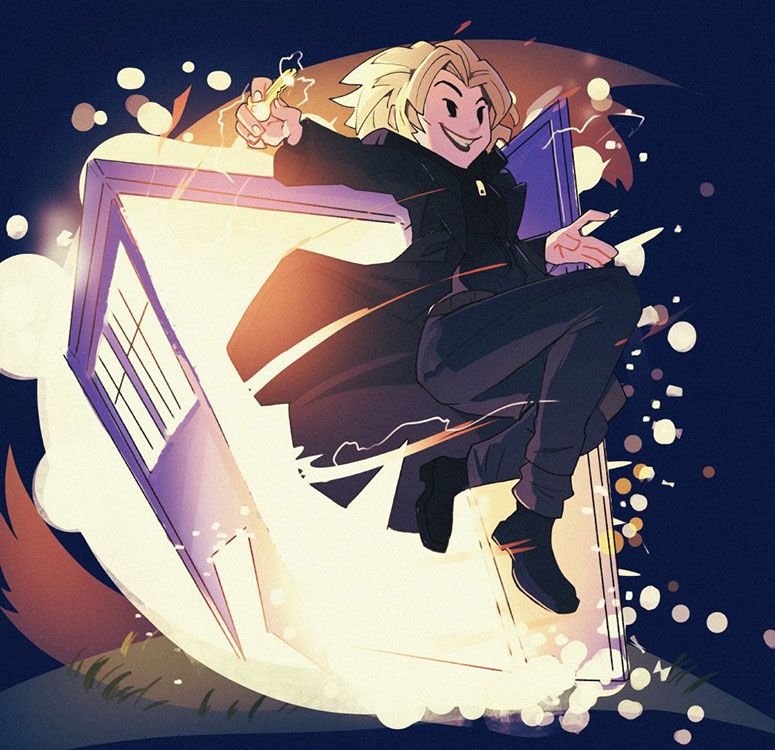 Twitter user @PhilDragash imagines the new Doctor as a dynamic hero