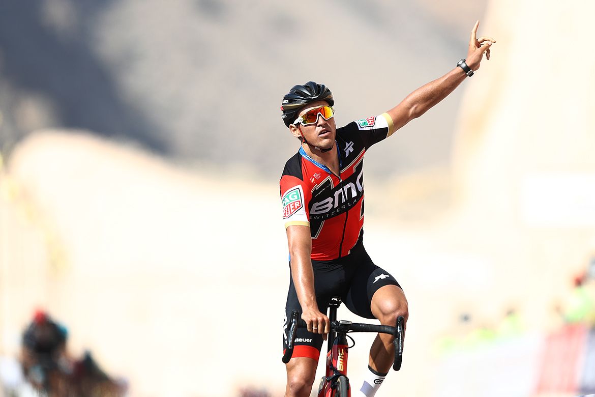 Greg Van Avermaet (BMC) wins stage 3 of the Tour of Oman.