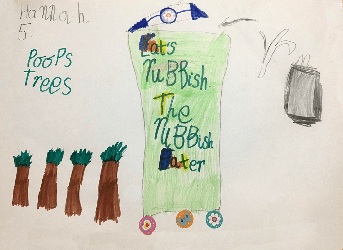 Rubbish goes in, trees come out