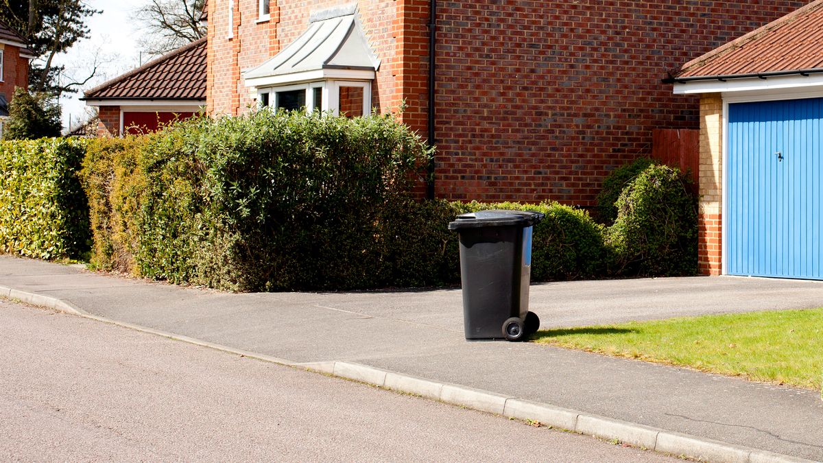 a driveway with a dropped kerb