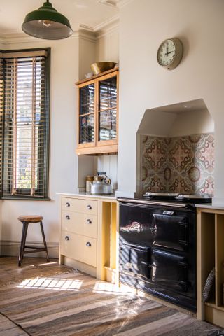 Rustic kitchen with stove