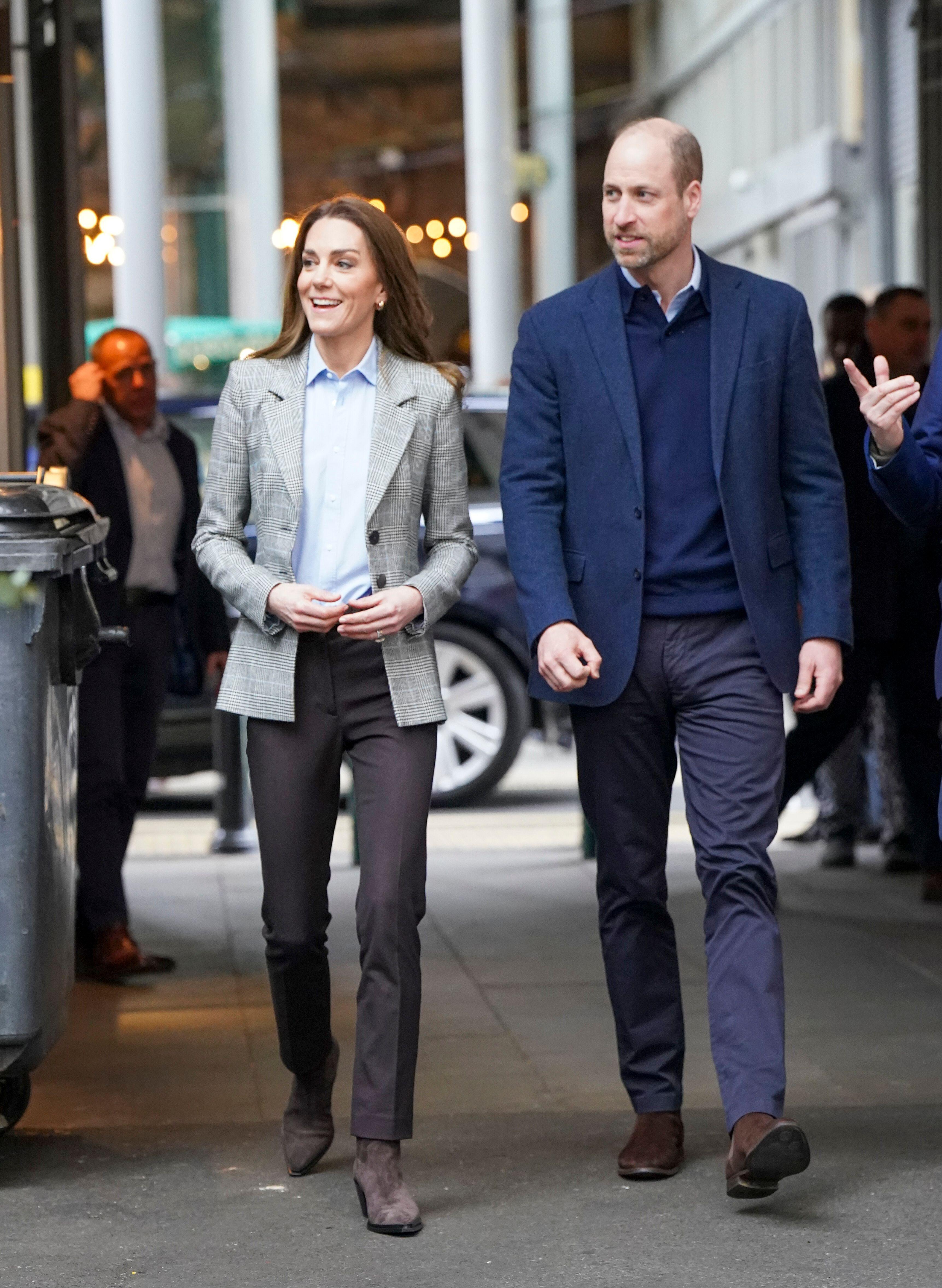 The Prince and Princess of Wales as they visit Borough market in London. Picture date: Thursday March 12, 2026.