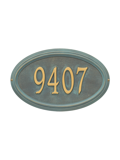 Hensley Personalized Address Plaque
