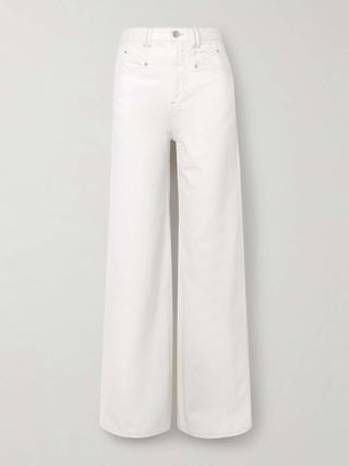 Lemony High-Rise Wide-Leg Jeans