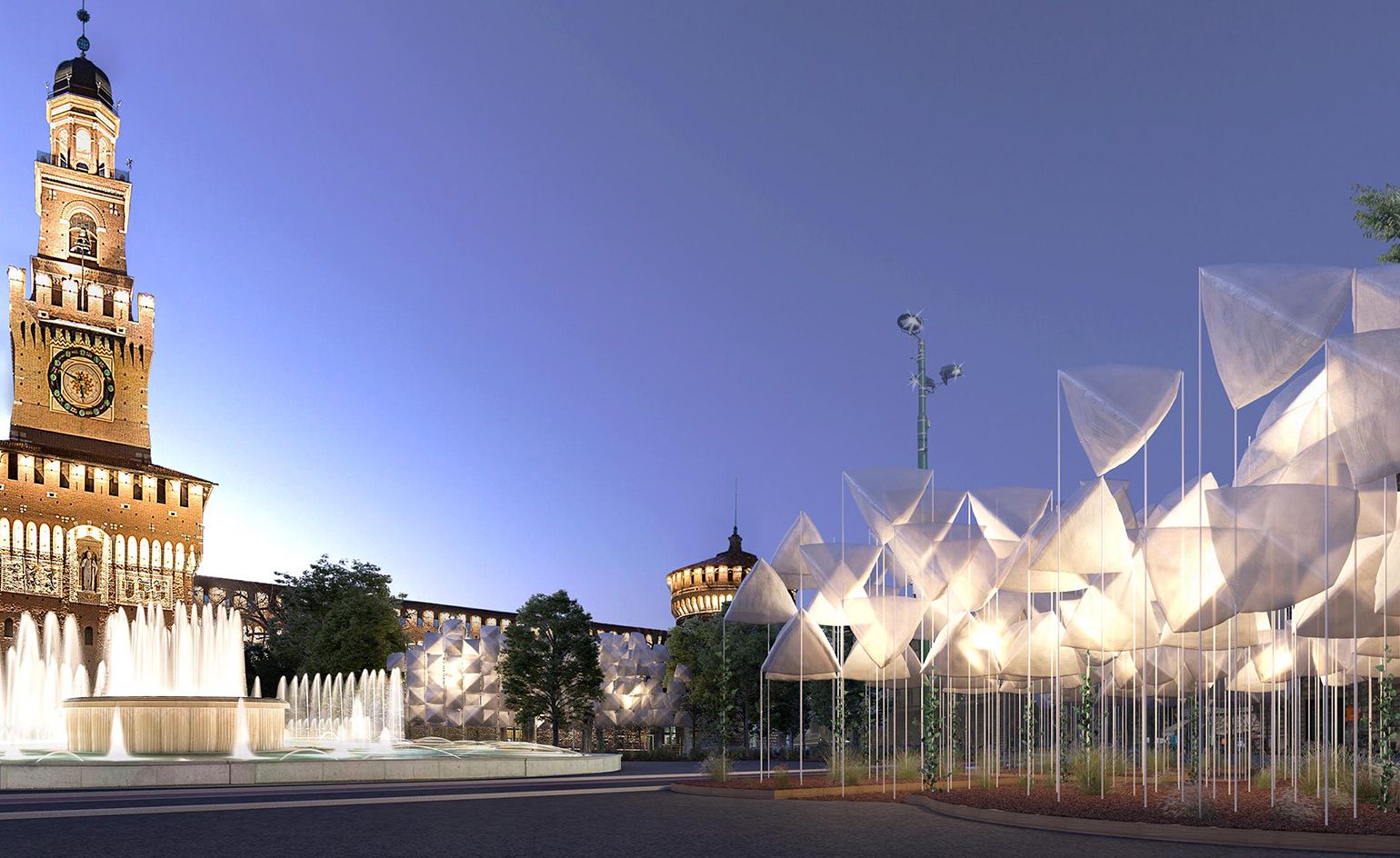 Piuach pavilion in the Brera Design District