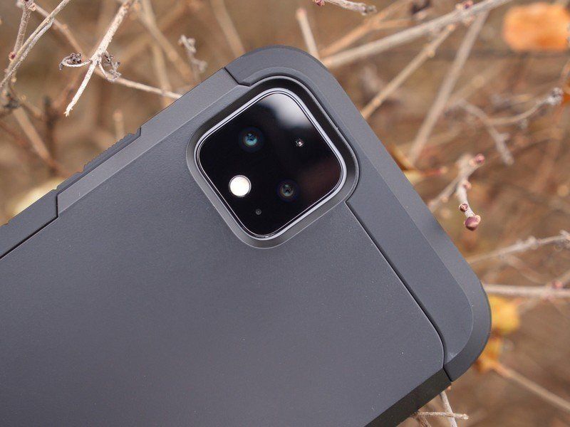 Pixel 4 XL with Spigen Tough Armor case