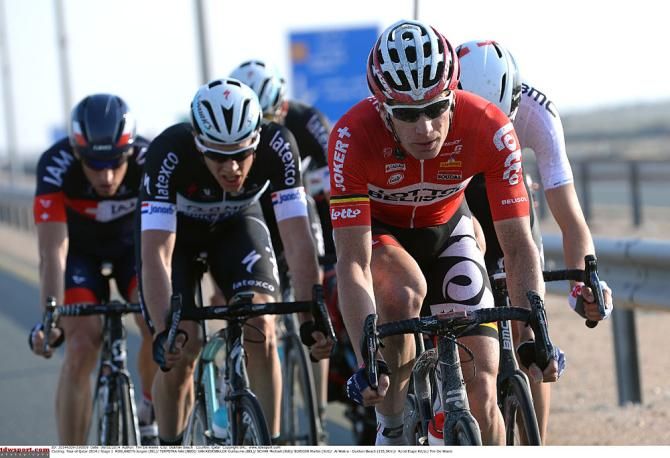 Jurgen Roelandts, Niki Terpstra, Guillaume Van Keirsbulck, Michael Schar and Martin Elmiger
