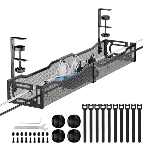 Clamp-on Cable Management Tray