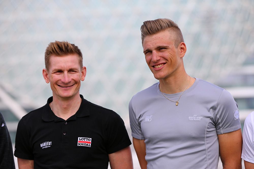 Greipel and Kittel strike a pose