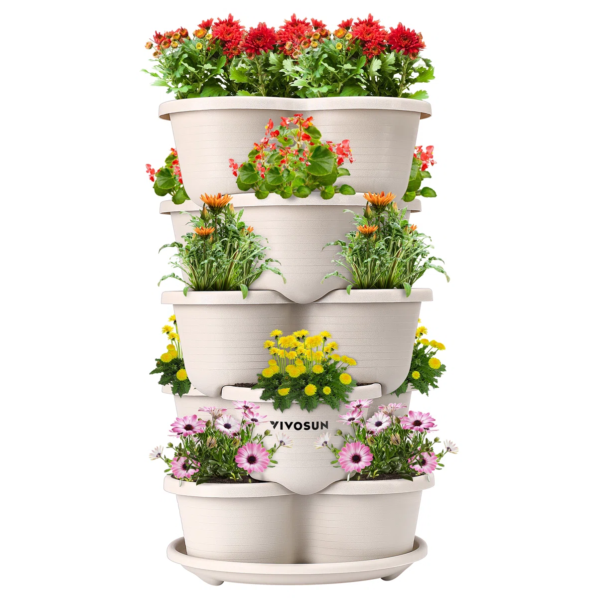 5-Tier Stackable Planter
