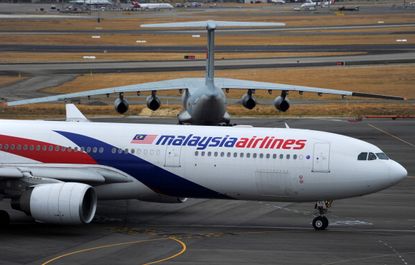 A Malaysia Airlines plane