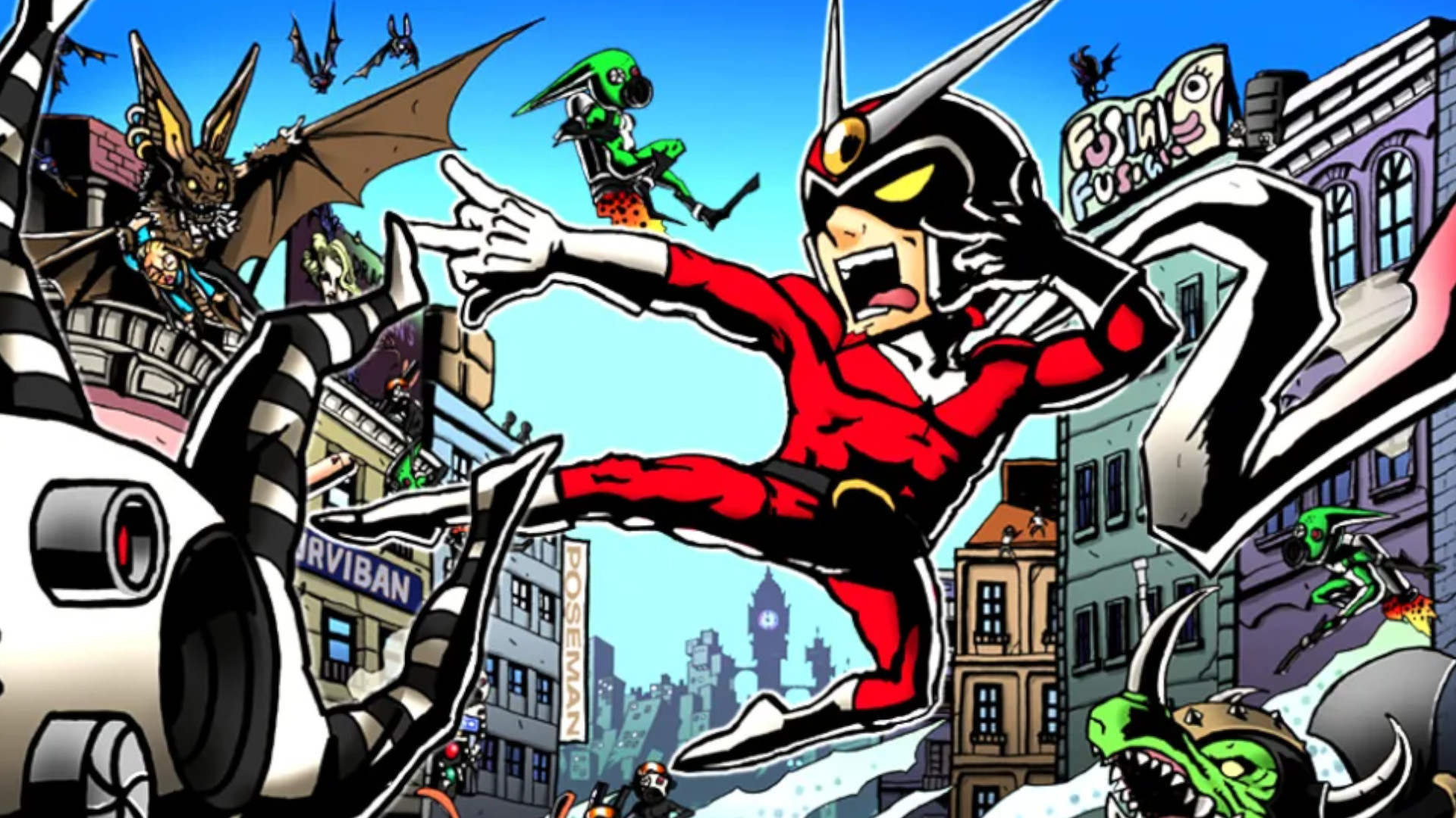 Artwork of one of the best GameCube games of all time, Viewtiful Joe