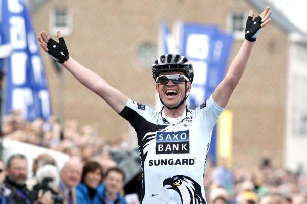 Nick Nuyens (Saxo Bank-SunGard) celebrates