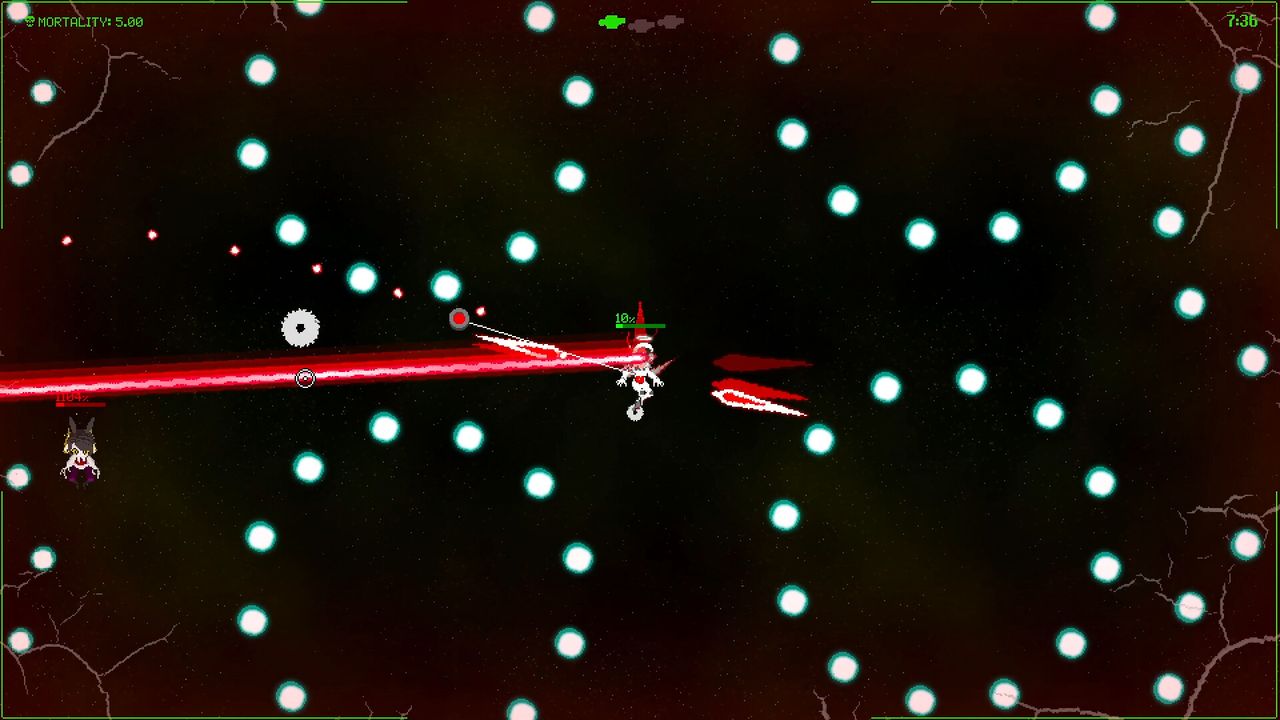 Picayune Dreams bullet hell boss sequence gameplay
