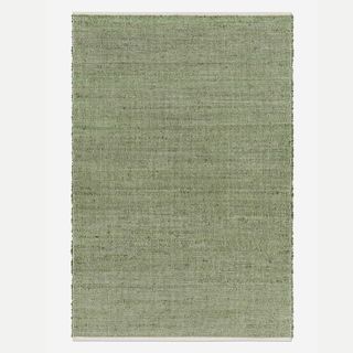 green jute rectangle rug