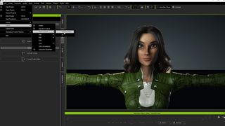 Reallusion lip sync animation software screenshot, a woman on the screen with settings outlined