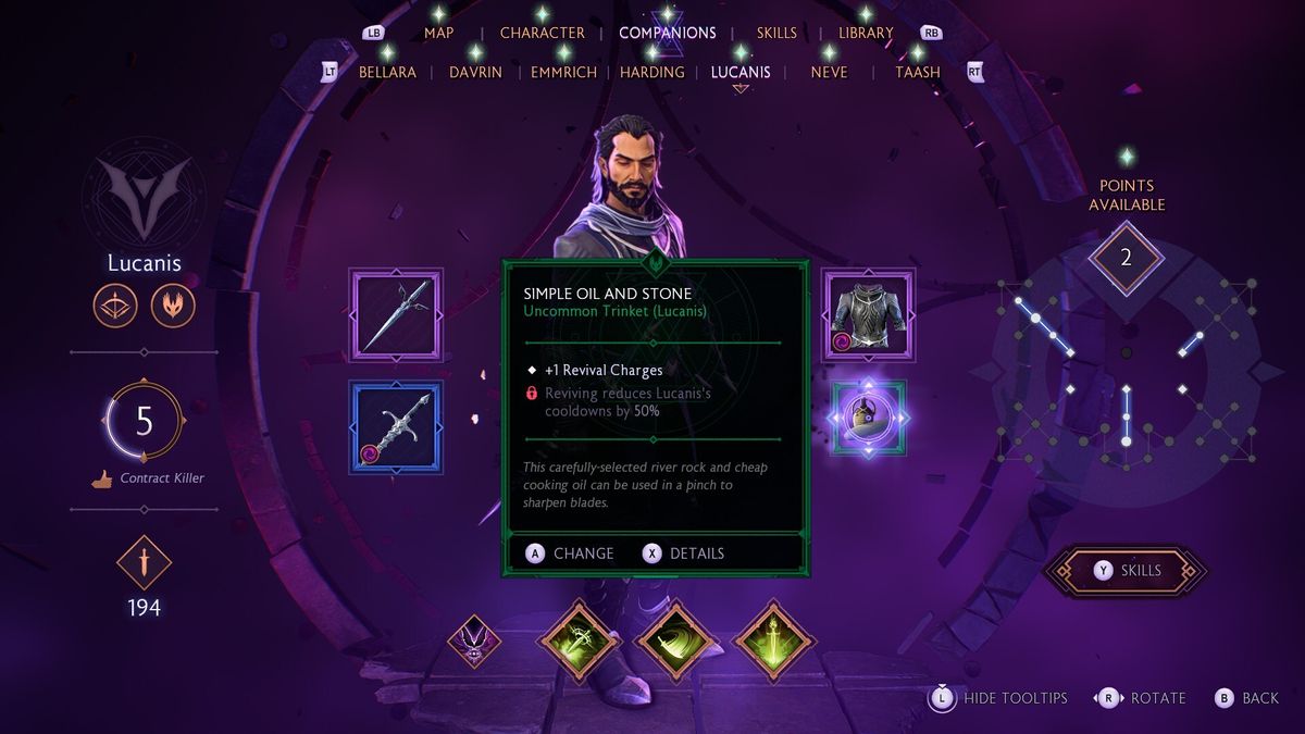 Dragon Age: The Veilguard revive - Lucanis