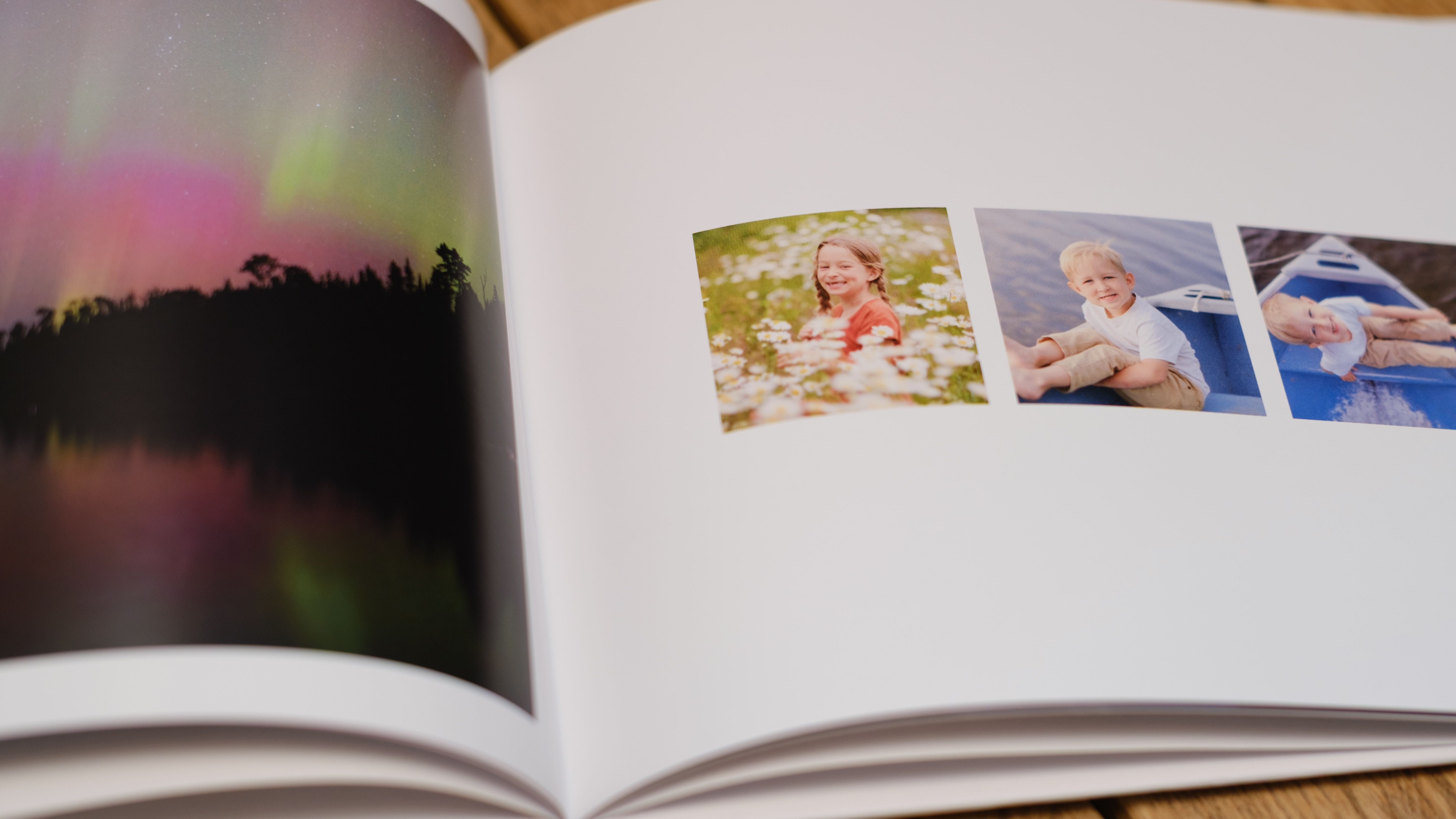 A hard cover photo book from Popsa