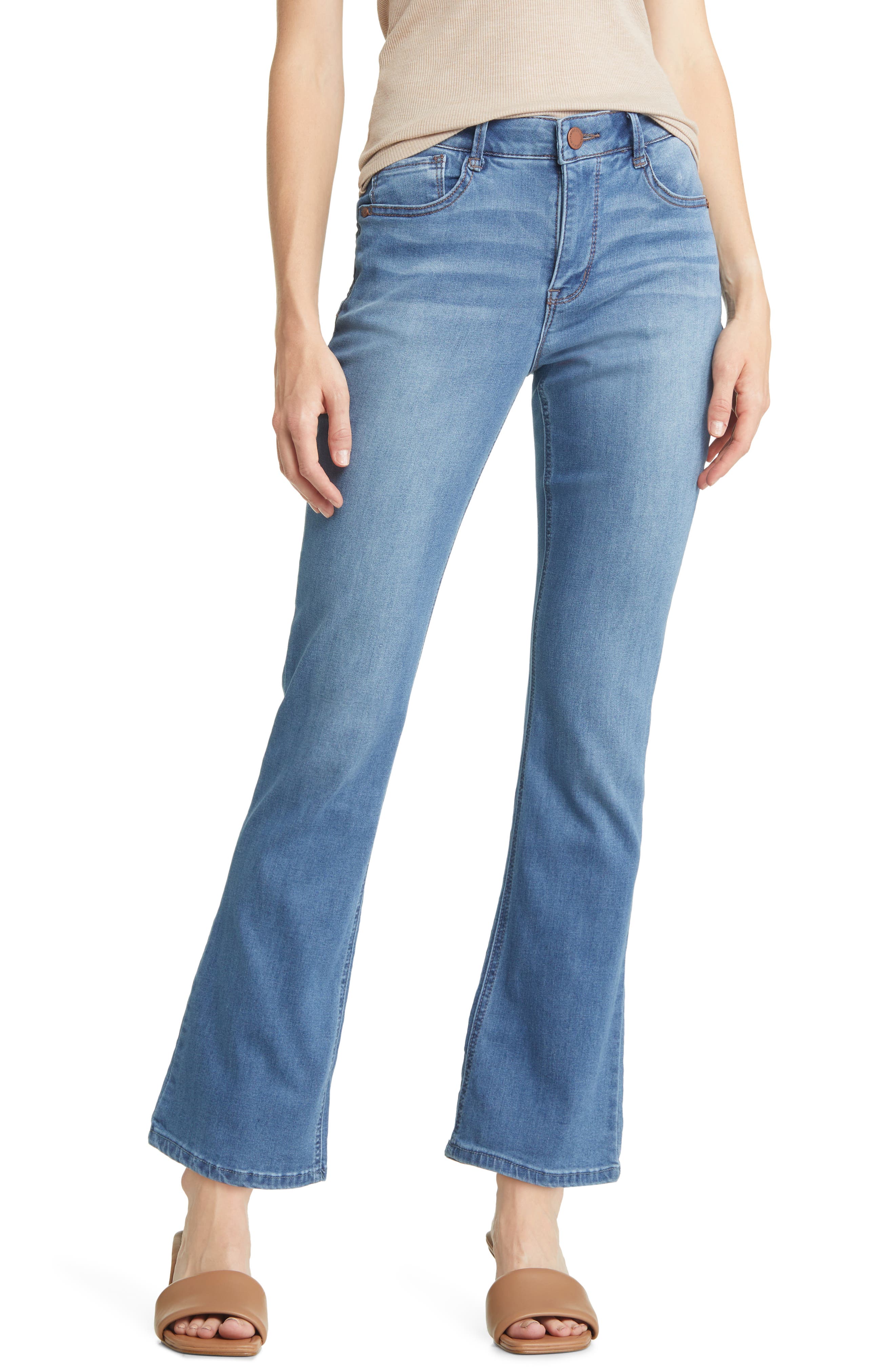 'Ab'Solution High Waist Itty Bitty Bootcut Jeans